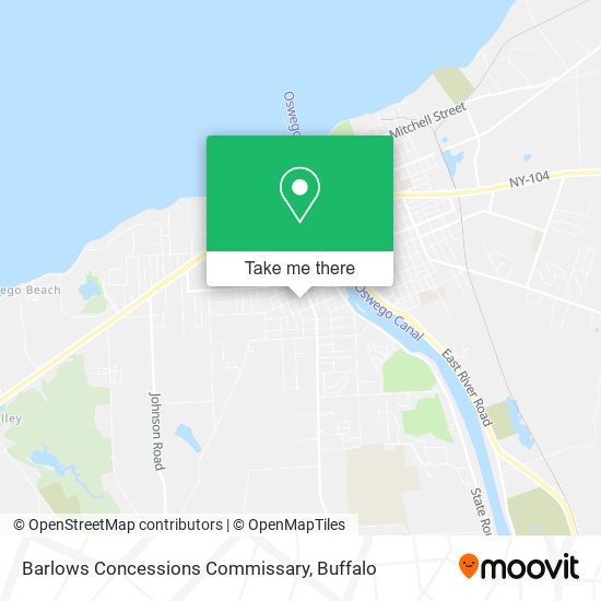 Barlows Concessions Commissary map