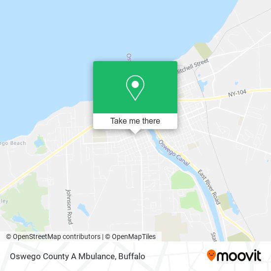 Oswego County A Mbulance map