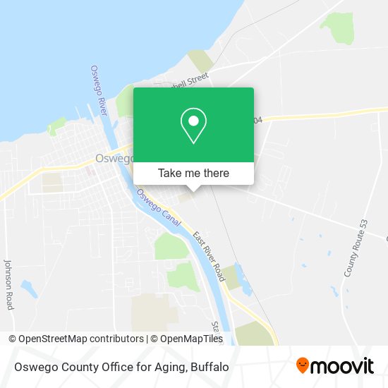 Oswego County Office for Aging map