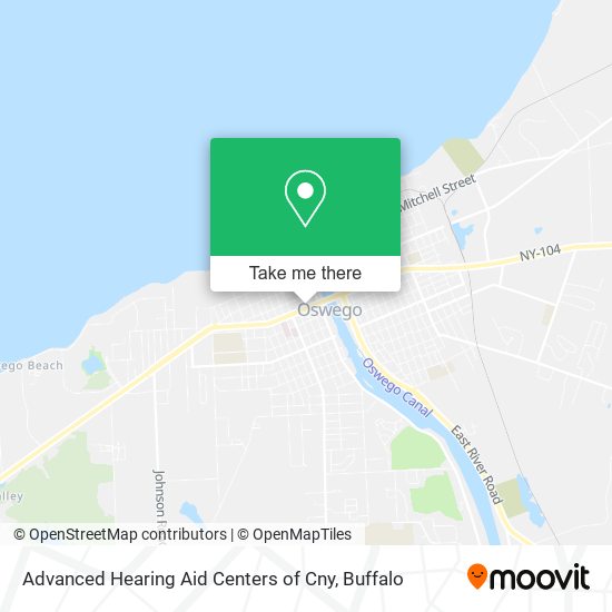 Advanced Hearing Aid Centers of Cny map