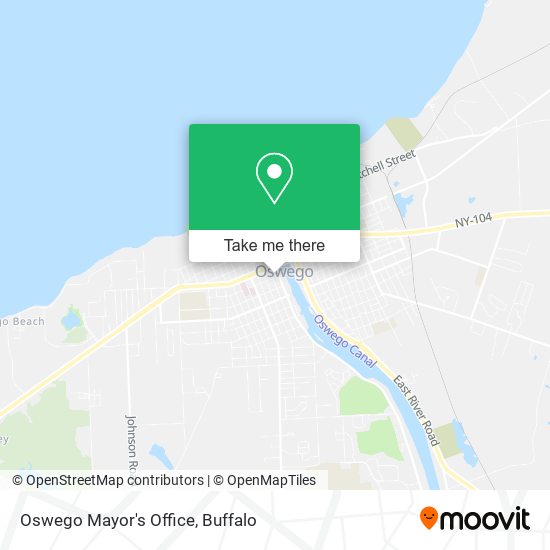 Oswego Mayor's Office map
