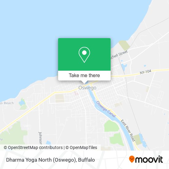 Mapa de Dharma Yoga North (Oswego)