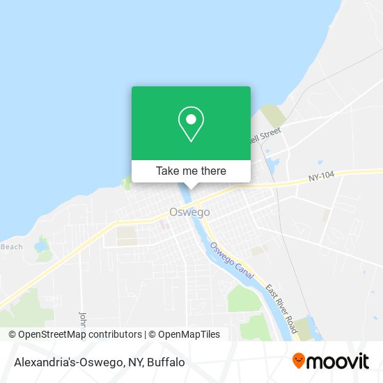 Alexandria's-Oswego, NY map