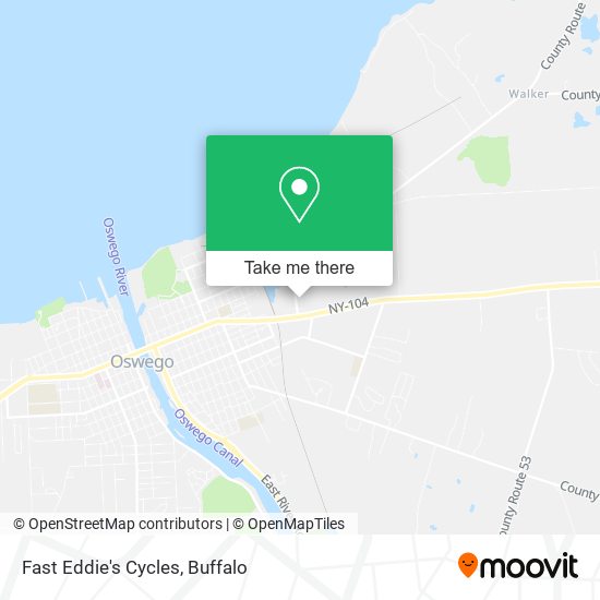 Mapa de Fast Eddie's Cycles