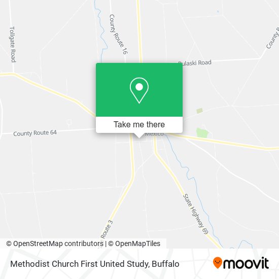Mapa de Methodist Church First United Study