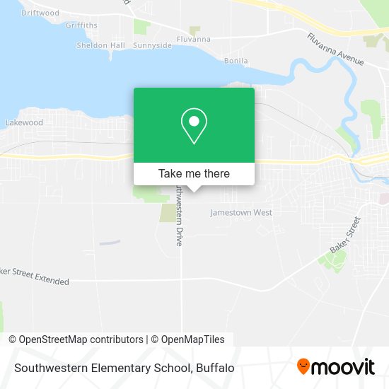 Southwestern Elementary School map