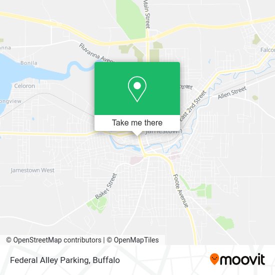 Mapa de Federal Alley Parking