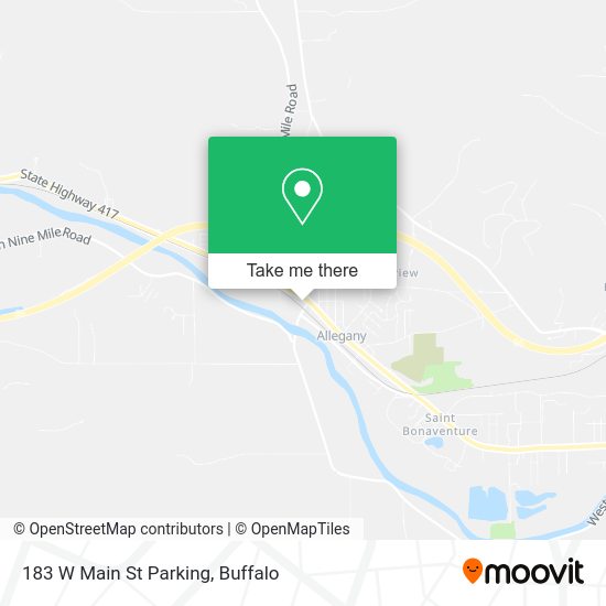 183 W Main St Parking map