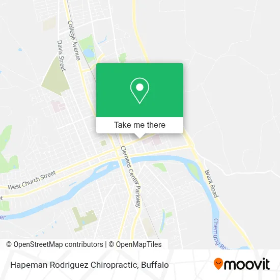 Hapeman Rodriguez Chiropractic map