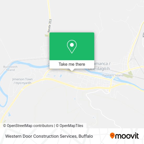 Western Door Construction Services map