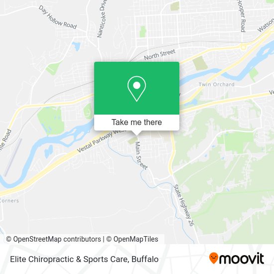 Elite Chiropractic & Sports Care map