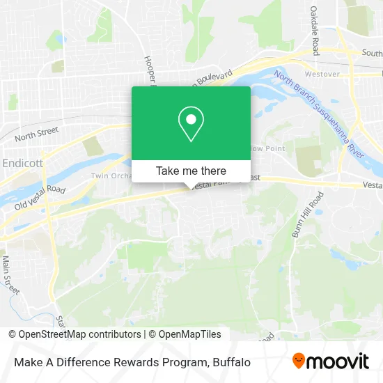 Make A Difference Rewards Program map