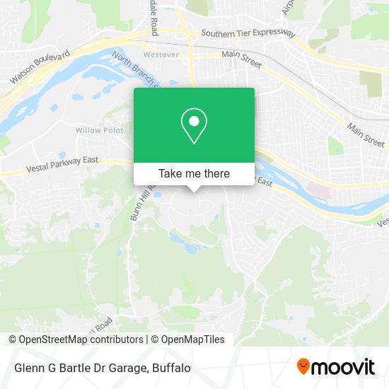 Mapa de Glenn G Bartle Dr Garage