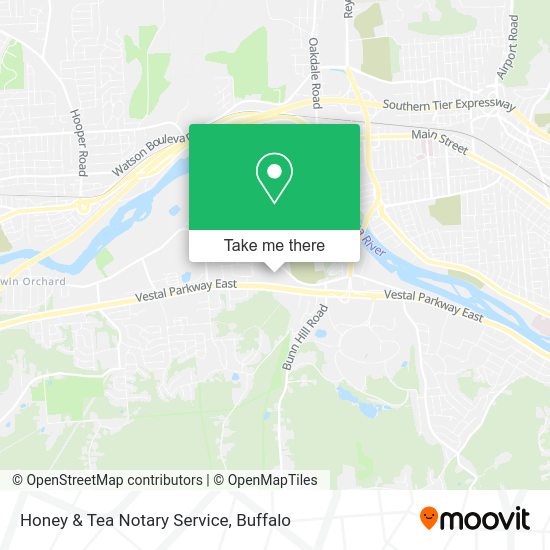 Mapa de Honey & Tea Notary Service
