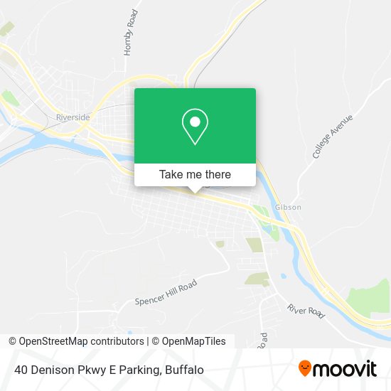 40 Denison Pkwy E Parking map