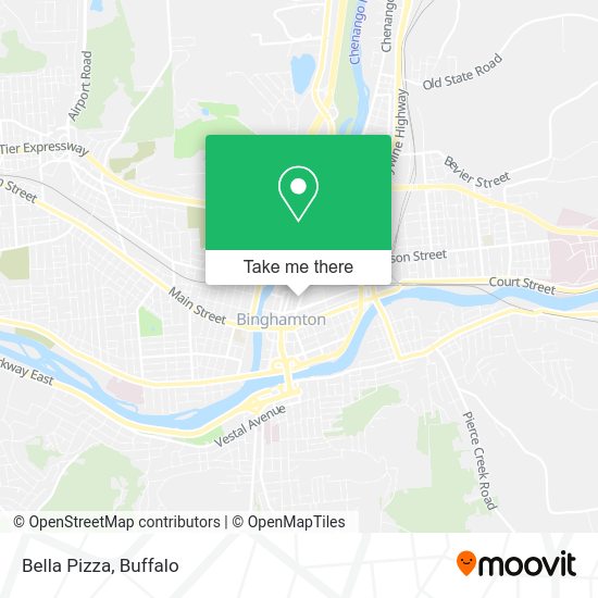 Mapa de Bella Pizza