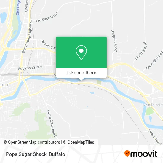 Pops Sugar Shack map