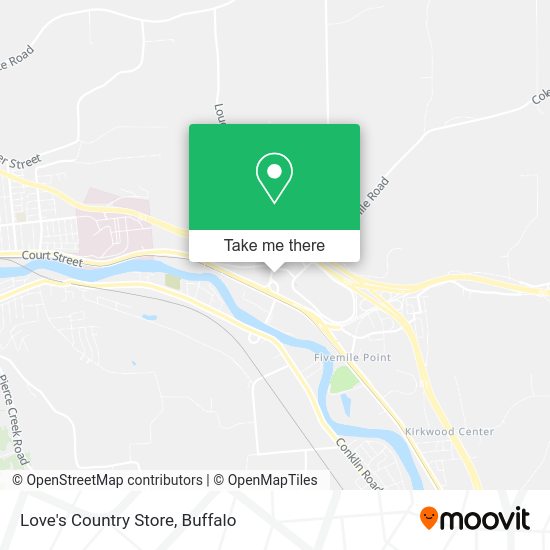 Love's Country Store map