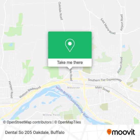 Mapa de Dental So 205 Oakdale