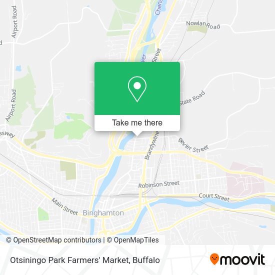 Mapa de Otsiningo Park Farmers' Market