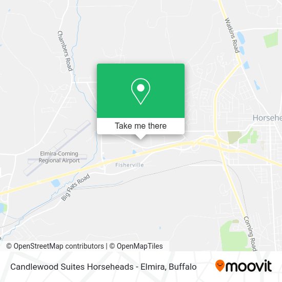 Mapa de Candlewood Suites Horseheads - Elmira