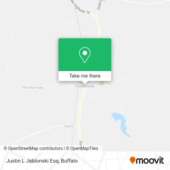 Justin L Jablonski Esq map