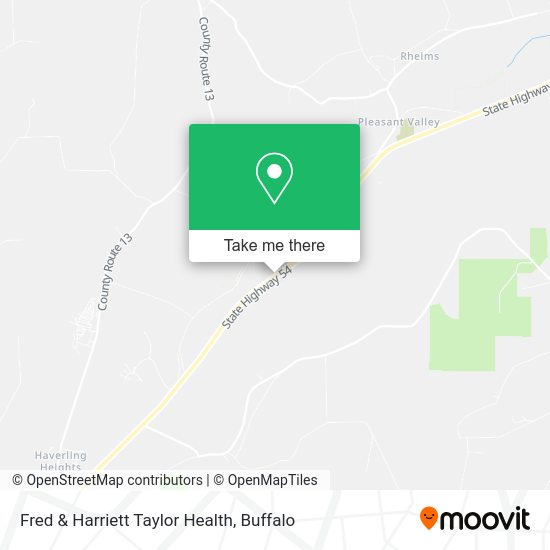 Fred & Harriett Taylor Health map