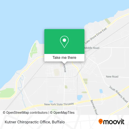 Kutner Chiropractic Office map
