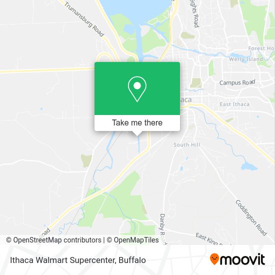 Ithaca Walmart Supercenter map