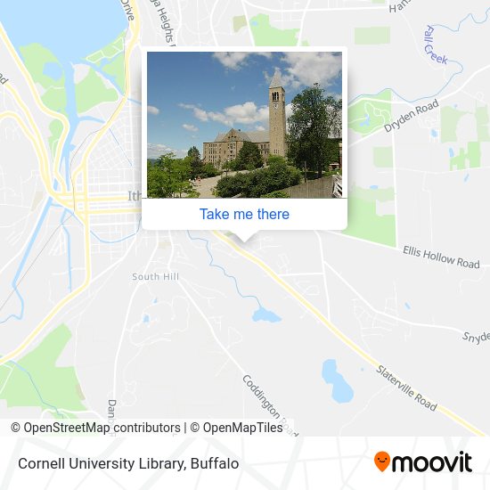 Mapa de Cornell University Library