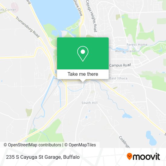 235 S Cayuga St Garage map