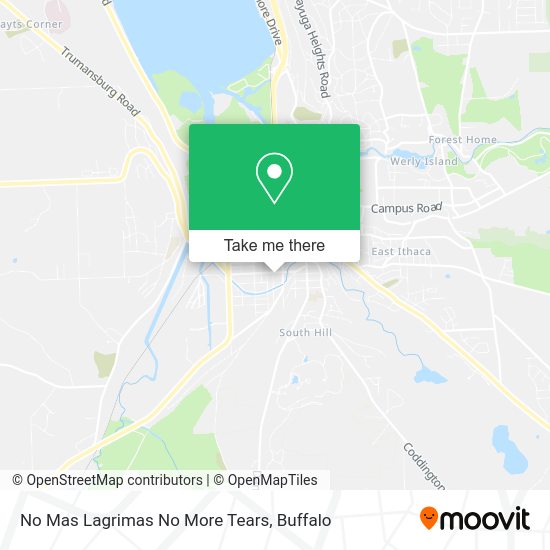 Mapa de No Mas Lagrimas No More Tears