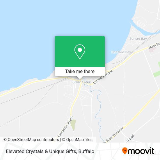Mapa de Elevated Crystals & Unique Gifts