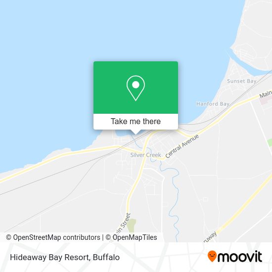 Mapa de Hideaway Bay Resort