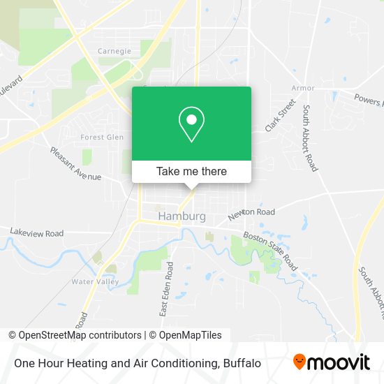 Mapa de One Hour Heating and Air Conditioning