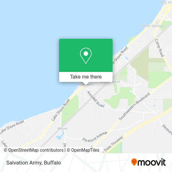 Mapa de Salvation Army