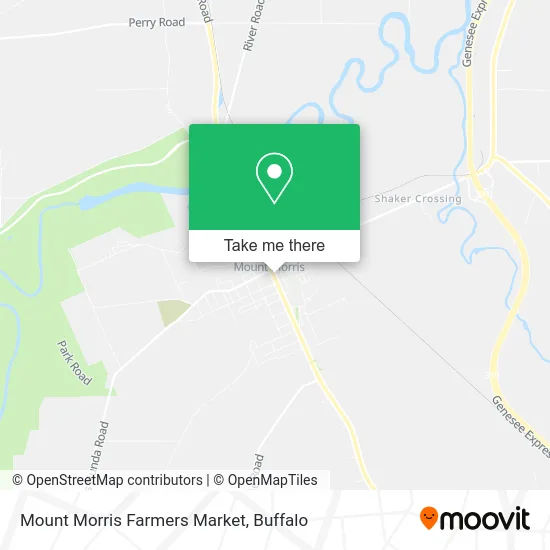 Mount Morris Farmers Market map