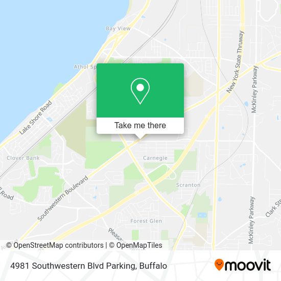 4981 Southwestern Blvd Parking map