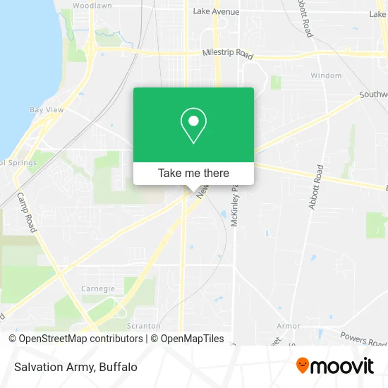 Salvation Army map
