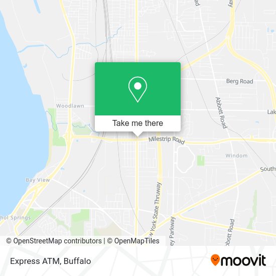 Mapa de Express ATM