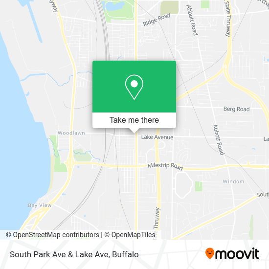 Mapa de South Park Ave & Lake Ave