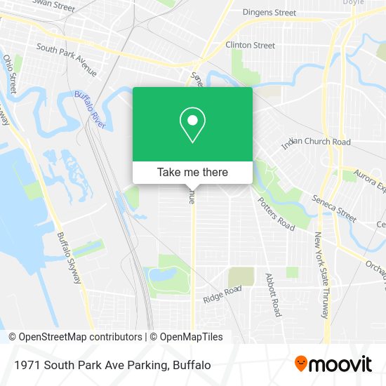 1971 South Park Ave Parking map