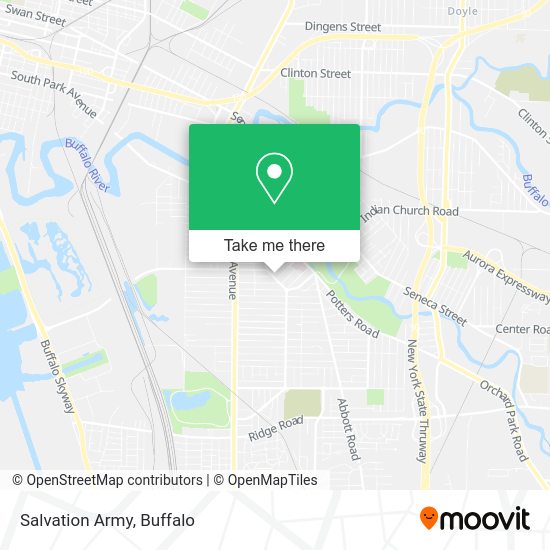 Mapa de Salvation Army