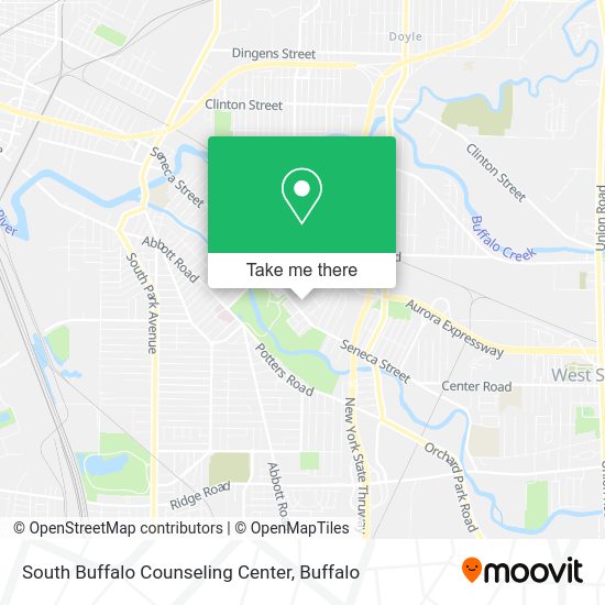South Buffalo Counseling Center map