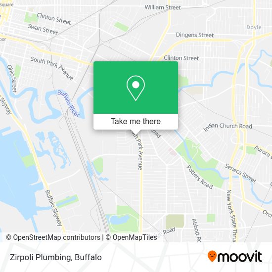 Zirpoli Plumbing map