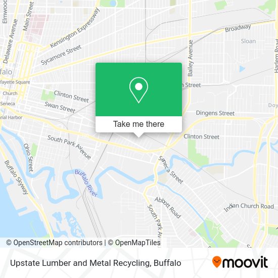 Mapa de Upstate Lumber and Metal Recycling