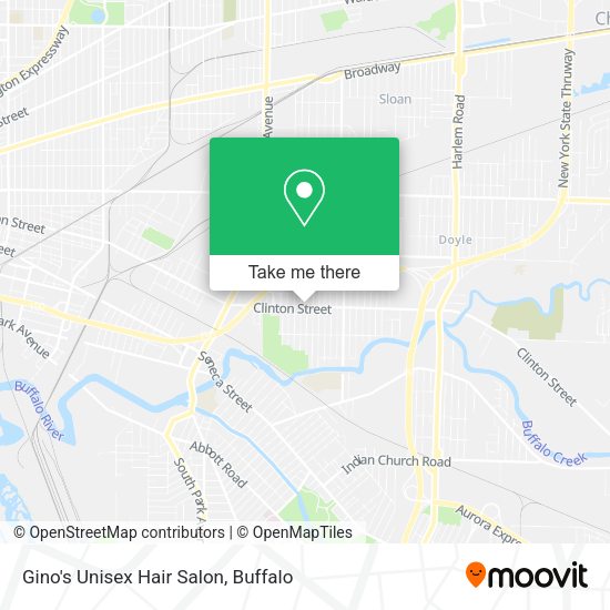 Gino's Unisex Hair Salon map