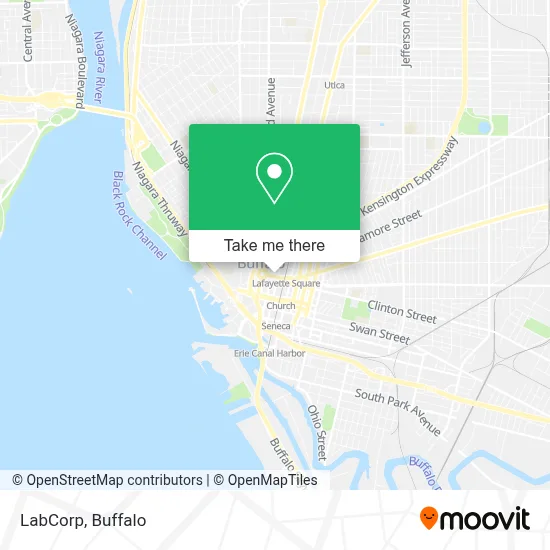 LabCorp map