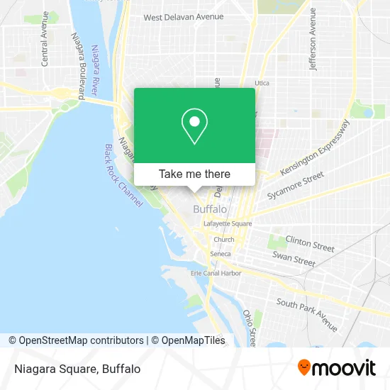 Niagara Square map