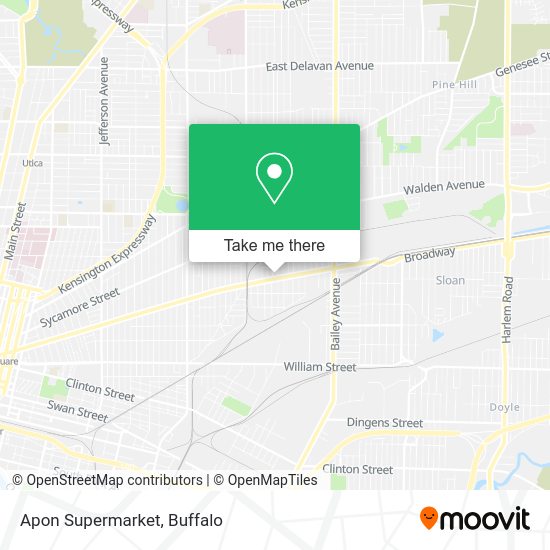 Apon Supermarket map